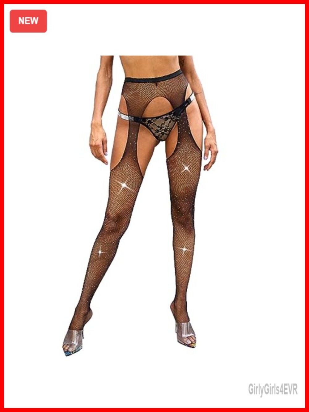 Fishnet Stockings Lace Patterned Tights High Waist Pantyhose